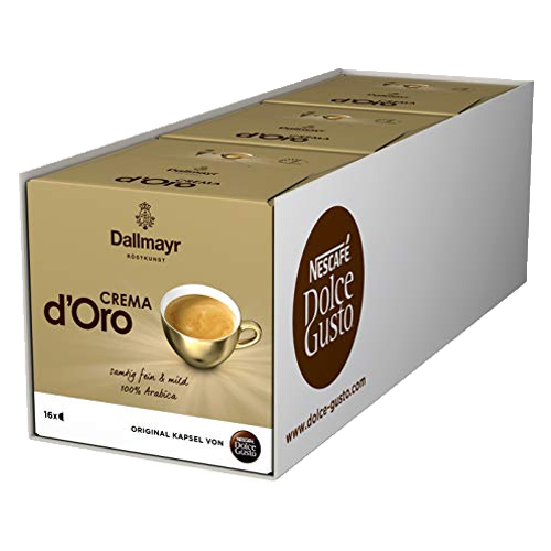 Dolce Gusto - Dallmayr Crema d&apos;Oro - 3x 16 Capsules Top Merken Winkel